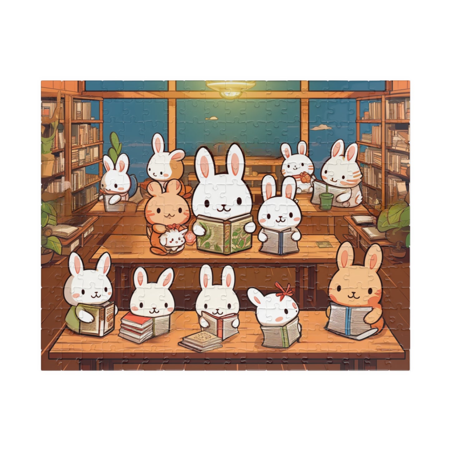 Tokihut Puzzle: Bunny Library
