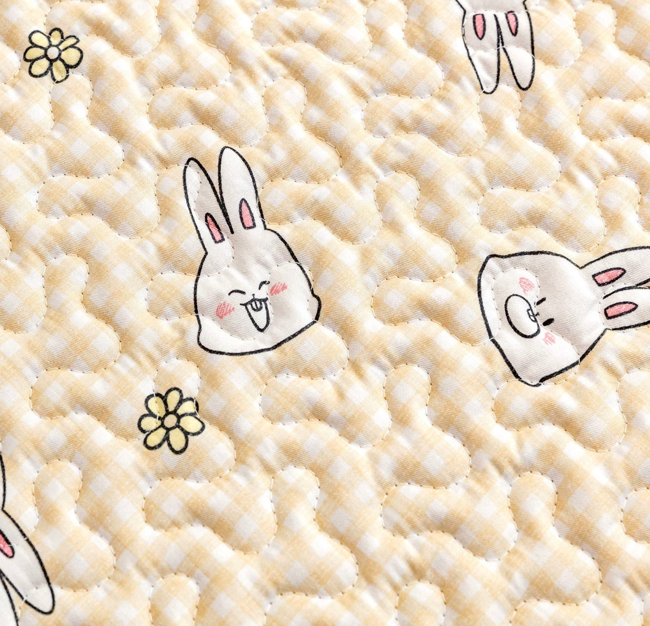 Tokihut Washable Bunny Rabbit Playpen Floor Mat Carpet