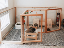 Load image into Gallery viewer, TokiHut Wooden Rabbit Castle and Bridge Set™