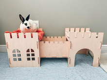 Load image into Gallery viewer, TokiHut Wooden Rabbit Castle and Bridge Set™