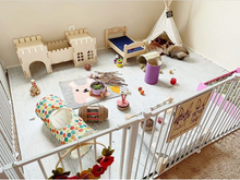 Load image into Gallery viewer, TokiHut Wooden Rabbit Castle and Bridge Set™