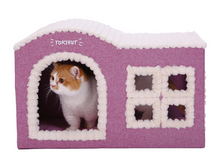 Load image into Gallery viewer, Tokihut Cottage - Durable wooden house for cats, small dogs and rabbits